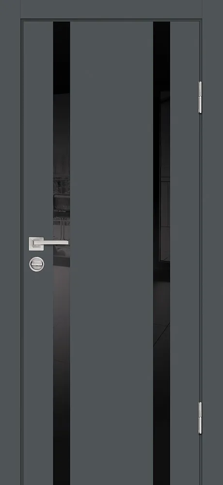 Межкомнатная дверь П-9 Графит матовый