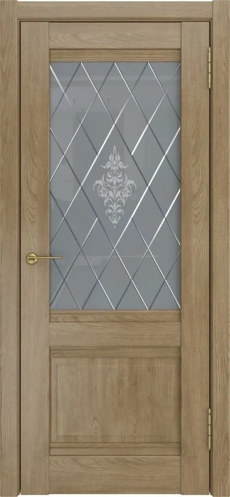Межкомнатная дверь ЛУ-52 (Дуб натуральный, до)